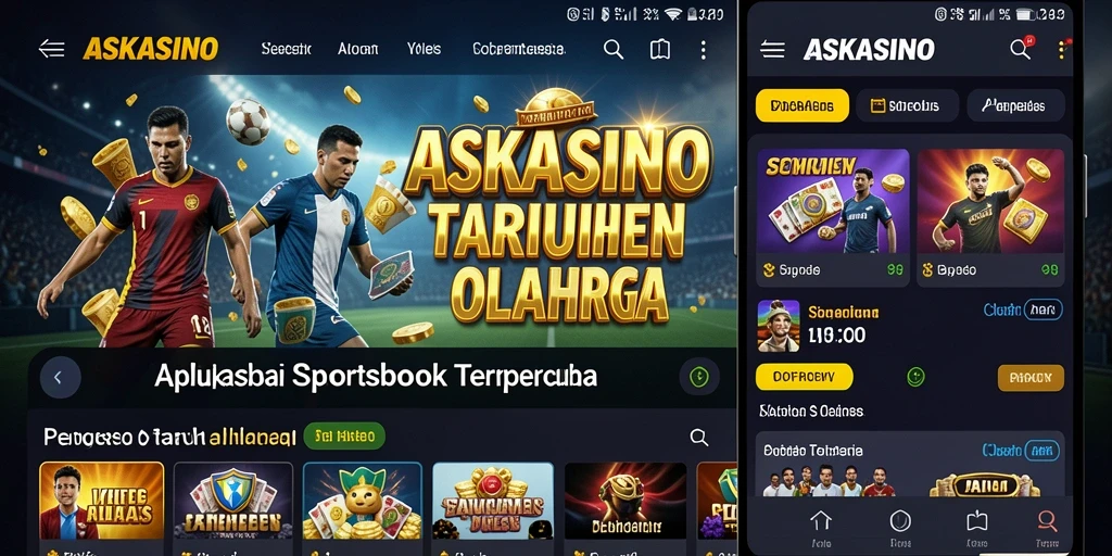 Tampilan utama gameplay Sportsbook di ASKASINO yang menarik.