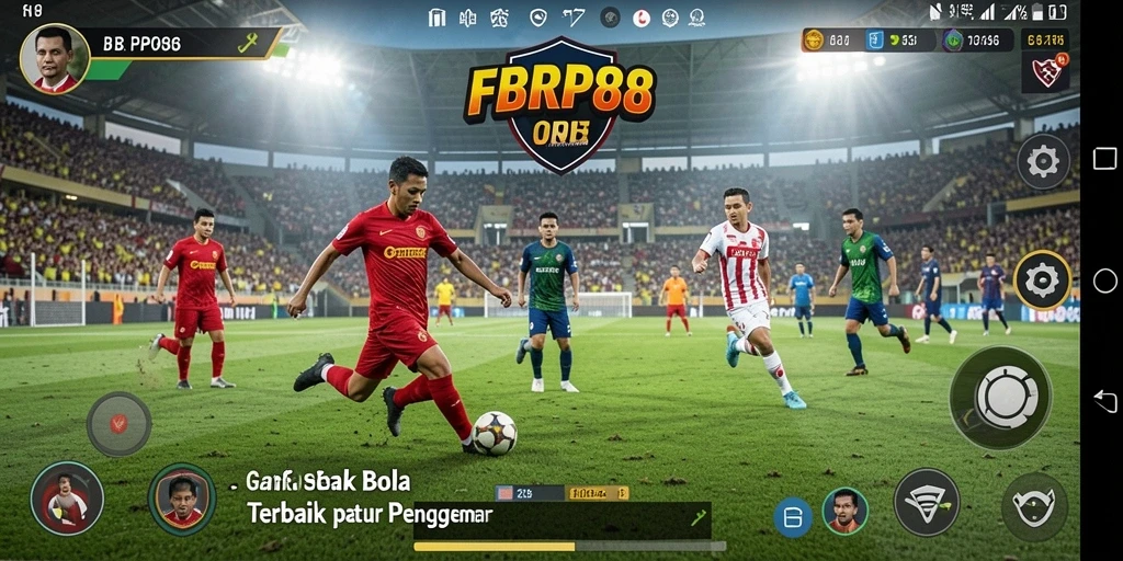 Tampilan menarik dari FBRP88 dengan aksi sepak bola yang seru.