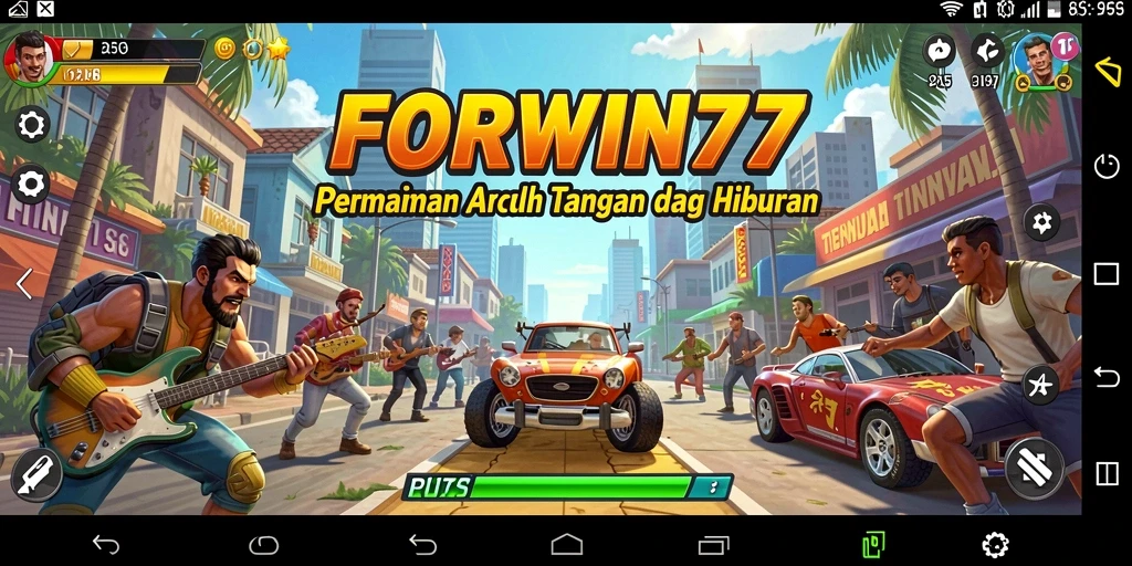 Tampilan utama gameplay FORWIN77 yang seru dan penuh tantangan.