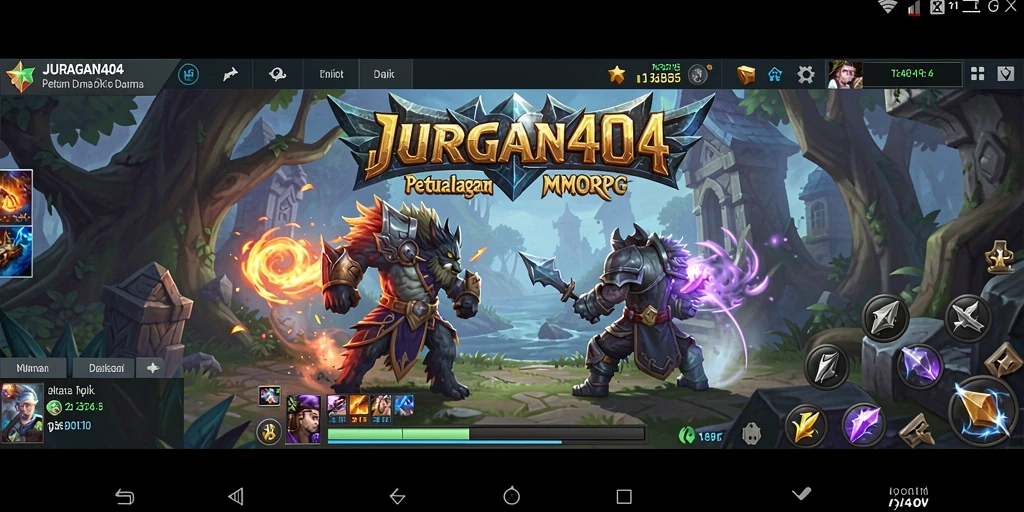 Tampilan gameplay menarik JURAGAN404 dalam dunia MMORPG.