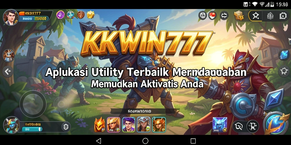 Screenshot utama KKWIN777 menampilkan antarmuka pengguna yang sederhana dan efisien.