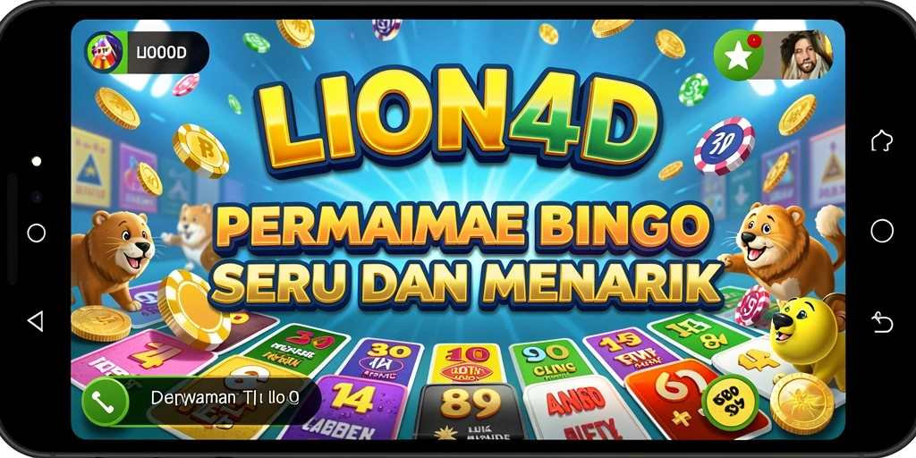 Screenshot gameplay LION4D dengan suasana Bingo yang seru.