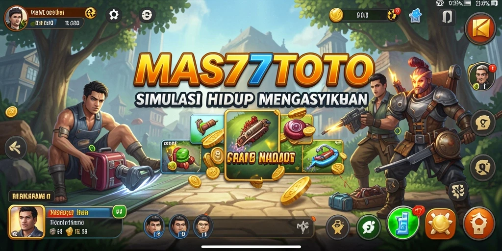 Tampilan gameplay menarik dari MAS77TOTO dengan aksi simulasi yang mendalam.