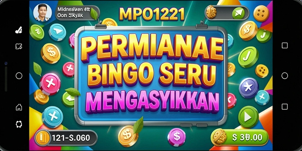 Tampilan menarik dari gameplay Bingo MPO1221