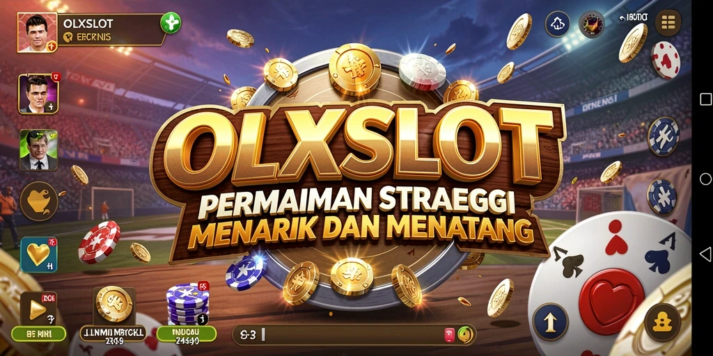Screenshot utama OLXSLOT menampilkan gameplay strategis yang seru.