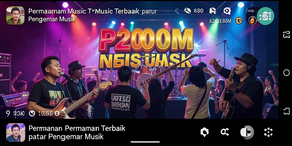Tampilan gameplay P200M yang menarik dan interaktif.