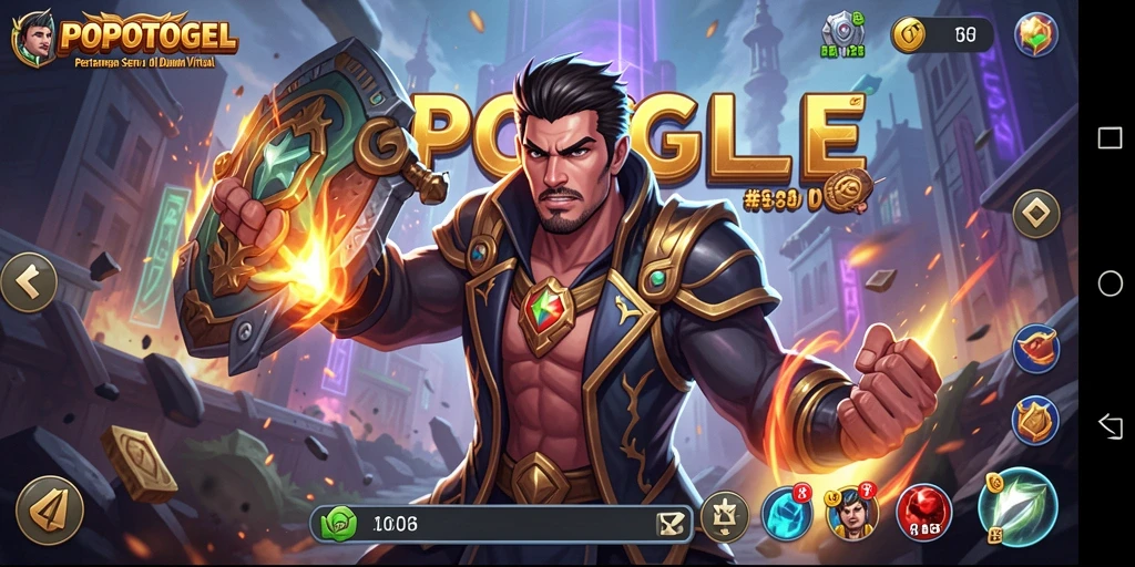 Gameplay seru dalam pertarungan penuh aksi di POPOTOGEL.