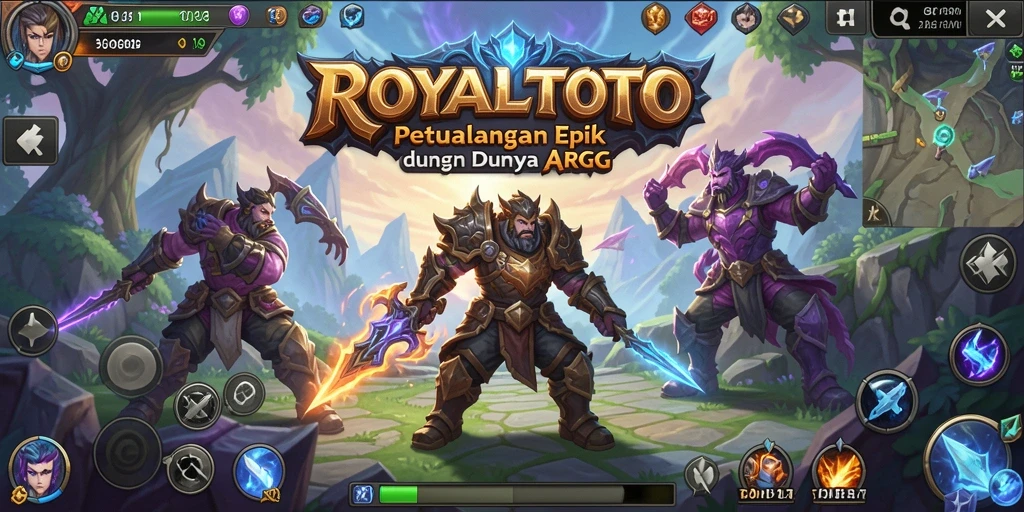 Gameplay epik ROYALTOTO dengan fitur ARPG yang mendalam.