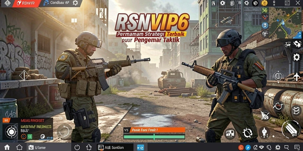Tampilan mendebarkan dari gameplay RSNVIP6 yang penuh strategi.