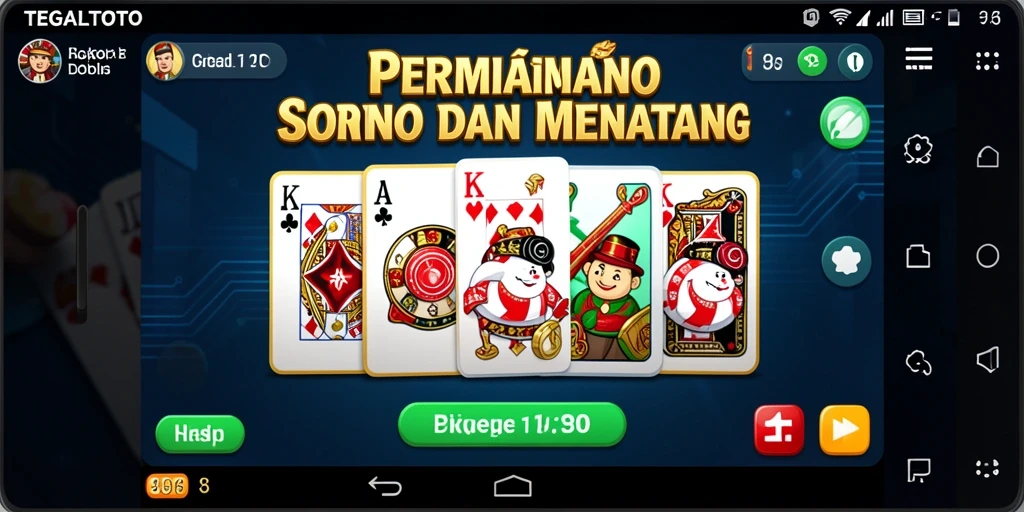 Screenshot TEGALTOTO menunjukkan momen seru bermain Domino.