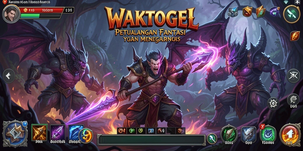 Tampilan gameplay WAKTOGEL yang seru dan menantang.