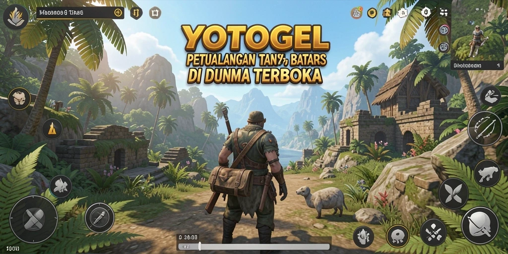 Tangkapan layar YOTOGEL menampilkan petualangan menakjubkan di dunia terbuka.